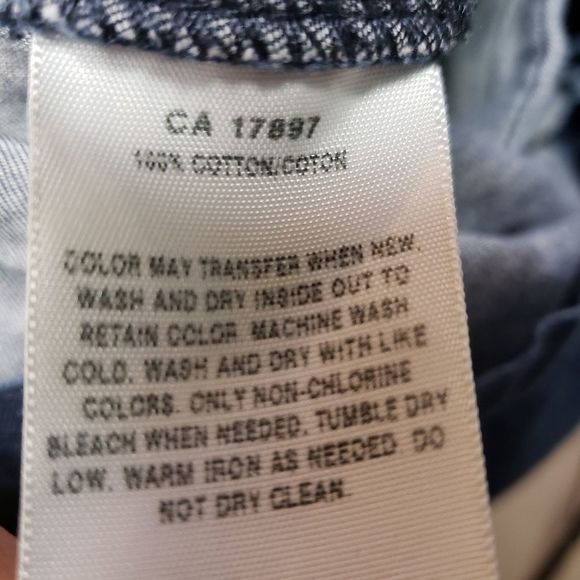 GAP 1969 Denim Jumper Dress Blue Extra Small XS - Picture 7 of 7